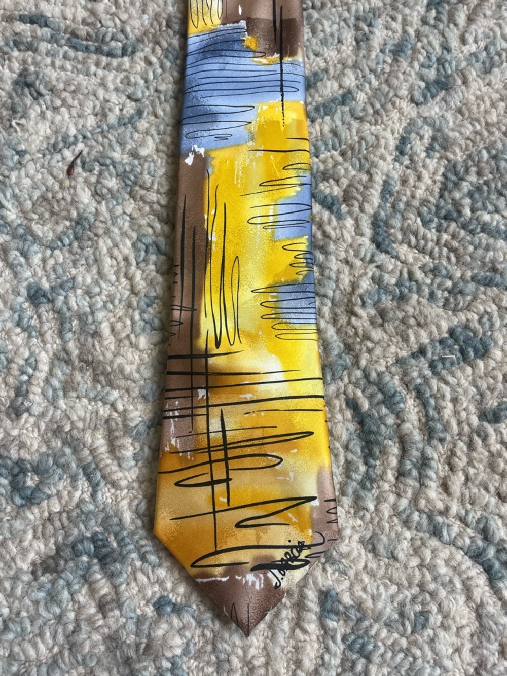 J. Garcia JERRY GARCIA “MESA”  SILK TIE SPECIAL EDITION ARTIST PROOF NO 7 SIGNED